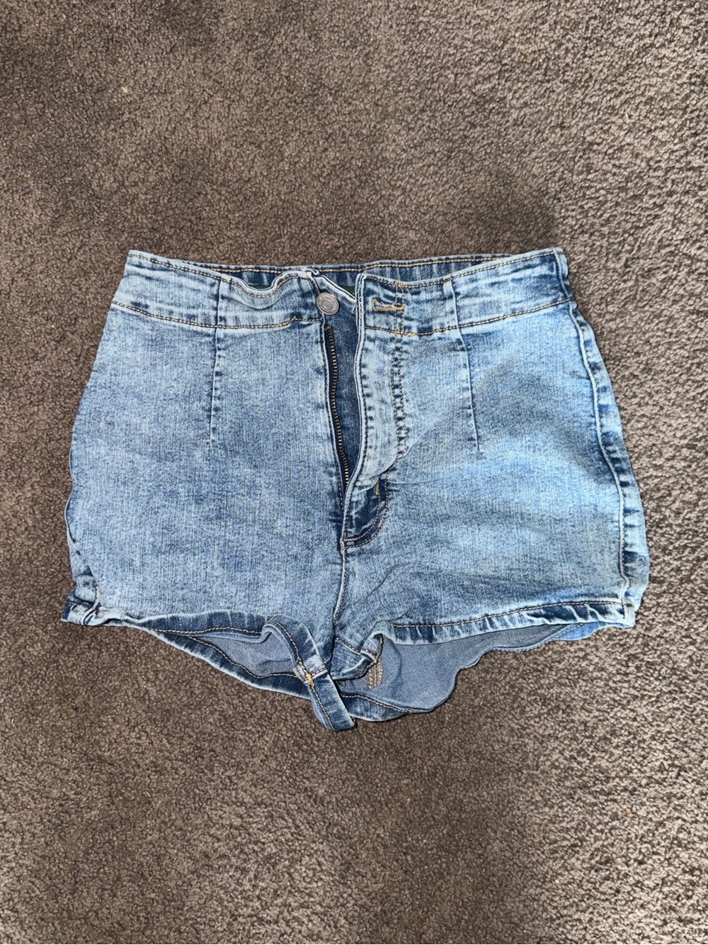 wild fable Light Blue High-Rise Denim Shorts